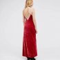 Boho People Deep Neckline Sleeveless Halter Dresses Spring Mesh Patchwork Long Split Hem Backless Ve