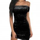 Sexy Autumn Winter Dress Slash Neck Women Velvet Dresses Vestidos Solid Warm Club Party Dress Bodyco