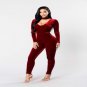 Jumpsuits for Women 2017 Fashion Autumn Polyester Velvet Jumpsuit Solid Skinny Sexy Jumpsuit Women F