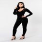 Jumpsuits for Women 2017 Fashion Autumn Polyester Velvet Jumpsuit Solid Skinny Sexy Jumpsuit Women F