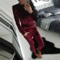 2016 Slim Elegant Women Rompers Jumpsuit Winter Velvet Two Pieces Outfits Bodysuit Long Sleeve Plus 