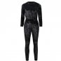 New Autumn Winter Women Jumpsuits 2018 Solid Fashion Long Sleeve Bodysuit Velvet High Waist Overalls