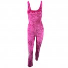 Women\'s velvet sexy sleeveless Jumpsuits  Summer Wear
