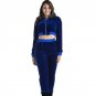 2017 Autumn Winter Warm Red Velvet Jumpsuits Rompers Long Sleeve Pants Overalls Sexy Party Womens Tw