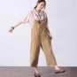 Celmia Brand Plus Size 2017 Fashion Women Slim Casual Suspender Trousers High Waist Overalls Jumpsui