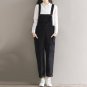 Retro Women Solid Suspender Rompers Summer Sleeveless Loose Casual Strappy Jumpsuits Wide Leg Trouse