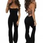 2017 Summer Sexy Jumpsuits Women Sleeveless Backless Bandage Jumpsuits Rompers Casual Long Jumpsuits
