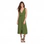 Fashion Casual Women Solid Sleeveless Hollow Loose One-piece Pants Sexy Deep V Neck Jumpsuit New