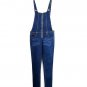 Fashion Strap Female Body Length Stretch Zipper Jumpsuit Jeans Women AD9348