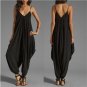 Fashion Summer Women\'s Harem Romper Jumpsuit Elegant Coveralls Casual Vintage Sleeveless Casual Loo