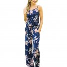 Lossky 2018 Women\'s Jumpsuits Spring And Summer Hot New Sexy Fashion Trend Sling Printing Loose Sia