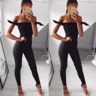 Women Clubwear Playsuit Off Shoulder  Party Jumpsuit Romper Trouser Long Pants Size S-XL