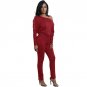 New 2018 One Shoulder Rompers Womens Jumpsuit Lace Up Long Sleeve Elastic Waist Skinny Romper Winter