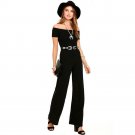 Fashion Rompers Womens Jumpsuit Summer Sexy Ladies Elegant Off Shoulder Jumpsuits for Women Short Sl
