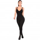 Womens Bodycon Jumpsuits 2018 Spaghetti Strap V Neck Backless White Black Long Jumpsuit Rompers Sexy