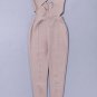 2017 women elastic celebrity hollow out rayon bandage jumpsuits sexy black cut out bodycon club cros