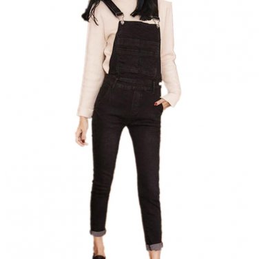 new Womens Bodycon Jumpsuit Rompers Overall women Cute Wear Vintage Sleeveless with Pockets