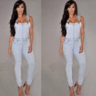 2017 Fashion Sexy Women Jeans Pants Jumpsuit Denim Overalls Skinny Slim Casual Romper Trousers   FS9