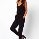 Maxi bodysuit Overall Black Bule Women Jumpsuit Ladies Overall Macacao Feminino Monos Mujer 2015 Sum