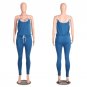 8 Colors Summer Sleeveless Spaghetti Strap Jumpsuit Women Casual Romper Overalls 2017 Cheap Sale Sli