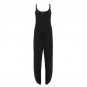 Summer Rompers Womens Jumpsuit Sexy Spaghetti Strap Sleeveless Split Overalls Long Playsuit S-5XL
