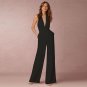 2017 Woman Sexy Jumpsuits Backless Elegant Female Sleeveless Hanging Neck Piece Pants Women\'s Jump