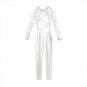 Sexy Backless Rompers Womens Jumpsuit Sheer Lace Top Evening Party Playsuit Ladies Romper Long Jumps