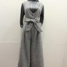 Women Autumn And Spring Bodysuits Ankle-Length Bow Solid Fashionable Beautiful Cotton Jumpsuits Plus