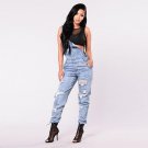 Fashion Women Denim Jeans BIB Pants Overalls Straps Jumpsuit Rompers Trousers
