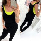 New Fashion Women Casual Sleeveless Bodycon Romper Jumpsuit Club Bodysuit Long Pants