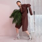 SuperAen Retro Wide-leg Pants Women\'s Casual Jumpsuits Cotton Long Sleeve Ladies Jumpsuit New 2018 