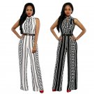 Pinkqueen Rompers Womens Jumpsuit Plus Size Cut Pants Rayon New Fashion Black White Milk Silk ladies