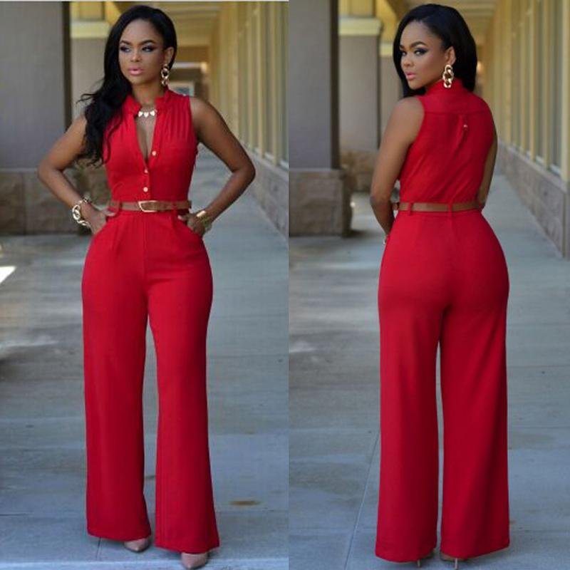 Hot spot sexy O-neck sleeveness jumpsuit with several colors in stock