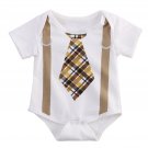 Boys Romper Newborn Toddler Kids Baby Boy Gentleman Jumpsuit Romper Outfits baby boys Clothes