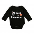 2017 Autumn Halloween Pumpkin Printed Baby Clothes Newborn Infant Boy Girl Long Sleeve Romper Jumpsu