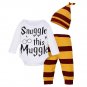 3PCS Set Newborn Baby Boys Girls Clothes Set Tops Rompers Cotton Pants Leggings Hat Outfits Clothing