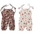 Cute Newborn Baby Girls Clothing Romper Sleeveless Cute Flower Summer Playsuit Outfit Baby Girl Romp