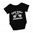 Baby Boys Cotton Rompers Girls Romper Infant Summer Shorts Sleeve Jumpsuit Letter Print 2017 New Tod