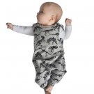 New Dinosaur pattern baby boys romper summer 2017 new baby romper jumpsuit kids boy clothes Drop shi