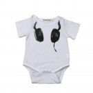 2017 Newborn Infant Baby Boys Headset Print Romper Jumpsuit Kids Boy Girl One-Pieces Costume Outfits