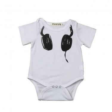 2017 Newborn Infant Baby Boys Headset Print Romper Jumpsuit Kids Boy Girl One-Pieces Costume Outfits