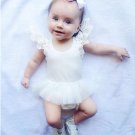New Baby Girls Jumpsuit Kids Summer Tutu Dress Infant Bodysuit Clothes Outfit 0-24M