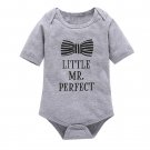 2017 New Summer Baby Clothing Baby Boys Clothes Girls Short Sleeves Letter Rompers Infant Toddler On
