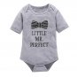 2017 New Summer Baby Clothing Baby Boys Clothes Girls Short Sleeves Letter Rompers Infant Toddler On
