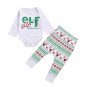 2017 Christmas Cute Newborn Infant Baby Boy Girl Clothes Romper Tops + Bus Long Pants 2PCS Outfit Se