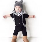 2017 NEW Newborn Infant Kids Baby Boy Girls Cotton Button Short Sleeve Bodysuit Jumpsuit Playsuits C