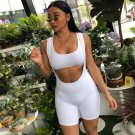 Summer Women Sexy Bodysuit Sleeveless Sexy Tight Jumpsuits Rompers Two Pieces Bodysuits Overalls