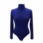 Summer Women TurtleNeck Bodysuit Leotard Long Sleeve Casual Tops Rompers Womens Jumpsuit