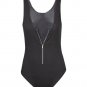 Playsuit Sexy Front Lace Up Bodysuit Summer V Neck Black Sleeveless Rompers Women Jumpsuit Overalls 
