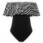 Sexy Ruffle Body Suits For Women Off Shoulder Bodycon Bodysuit Fitness Jumpsuit 2018 Summer Striped